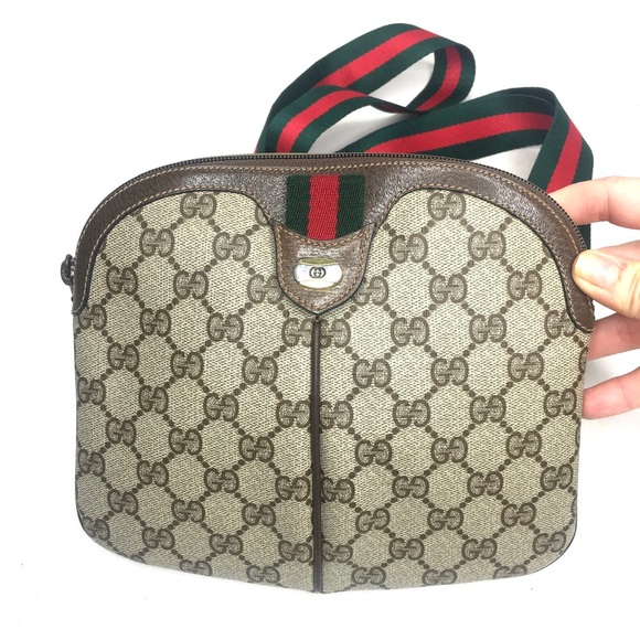 Authentic Gucci crossbody bag brown monogram coated canvas - Picture 5 of 15